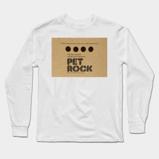 My Very First Pet Rock! Genuine too! Long Sleeve T-Shirt